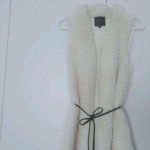 Faux fur vest